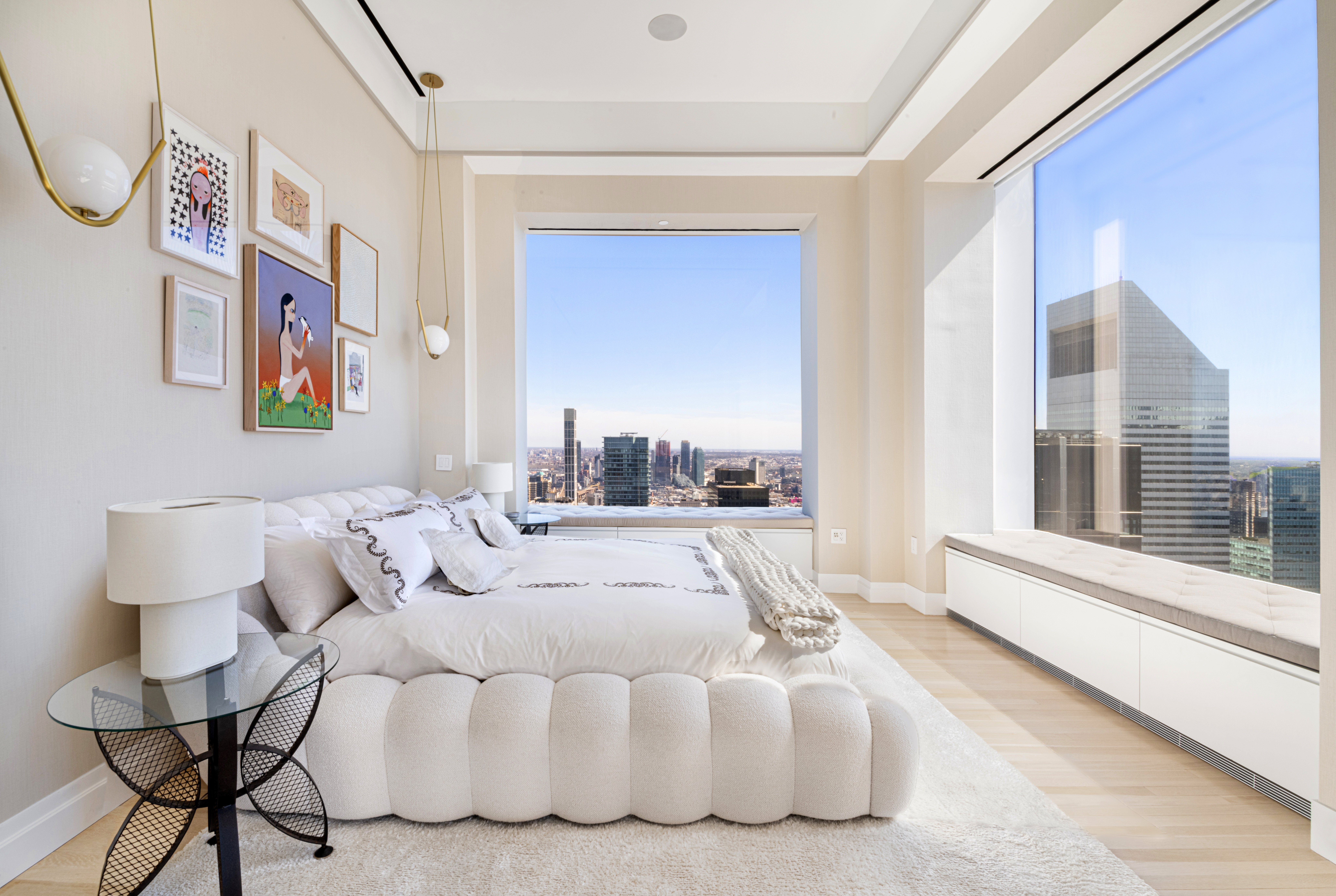 432 Park Avenue, Unit 55A Manhattan, NY 10022 - Photo 7 of 13 a bedroom with furniture and a window
