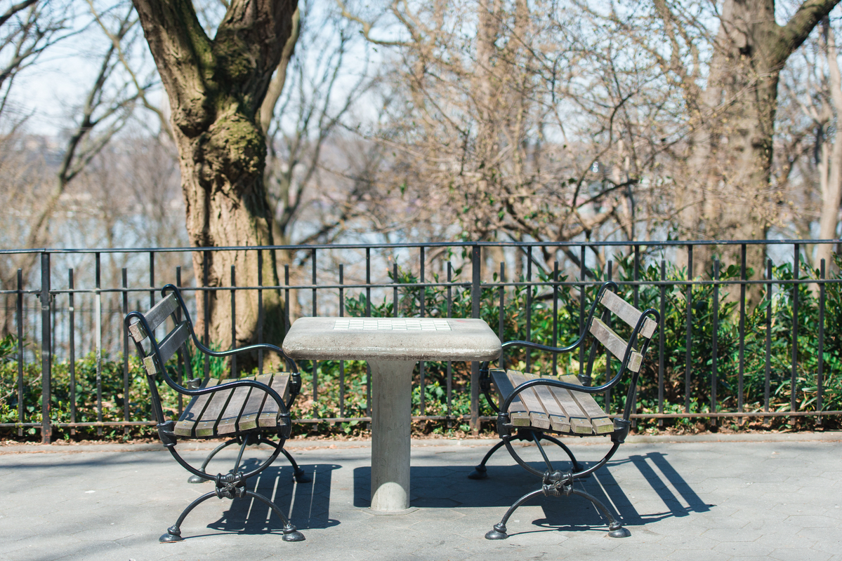 310 West 97th Street, Unit 21 Manhattan, NY 10025 - Photo 18 of 19 a view of a patio with table and chairs and potted plants