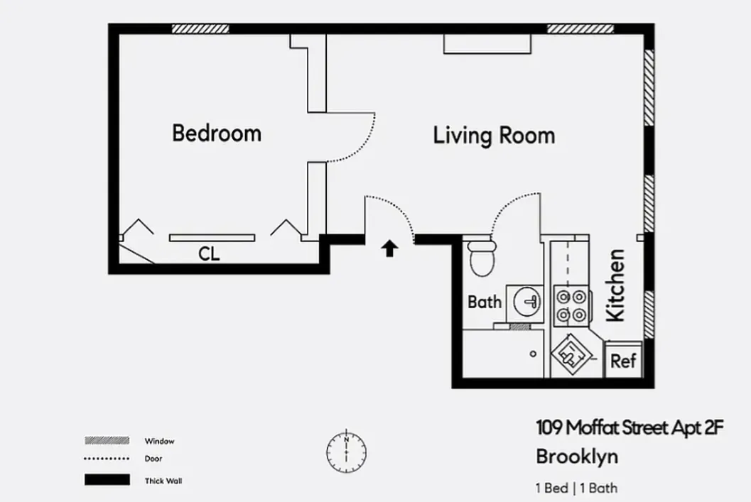 $2,350 | 109 Moffat Street, Unit 2B | Bushwick