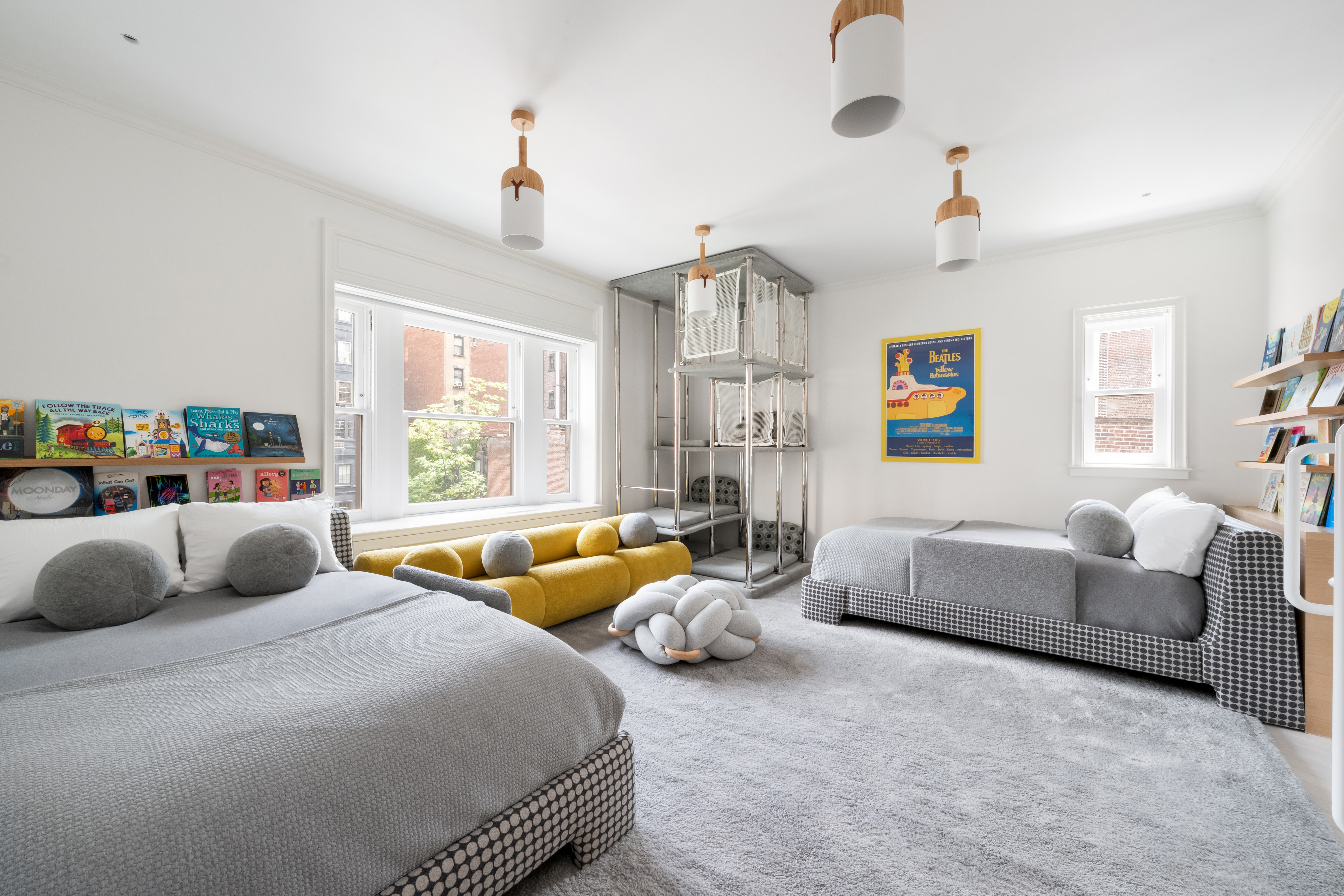 78 Irving Place, Unit PH Manhattan, NY 10003 - Photo 21 of 27 a bedroom with furniture and a large window