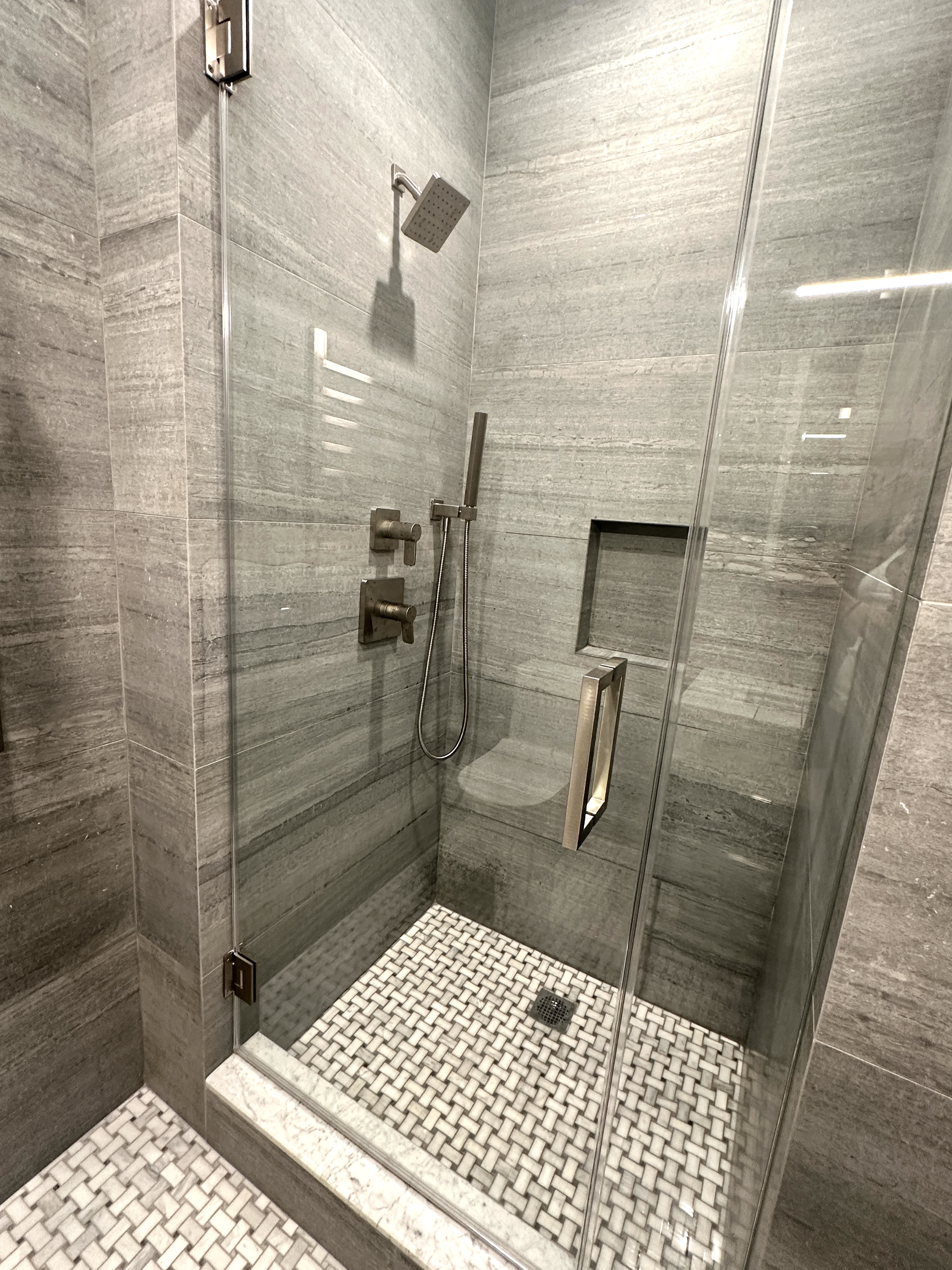 183 Java Street, Unit 1A Brooklyn, NY 11222 - Photo 7 of 12 a bathroom with a sink and shower