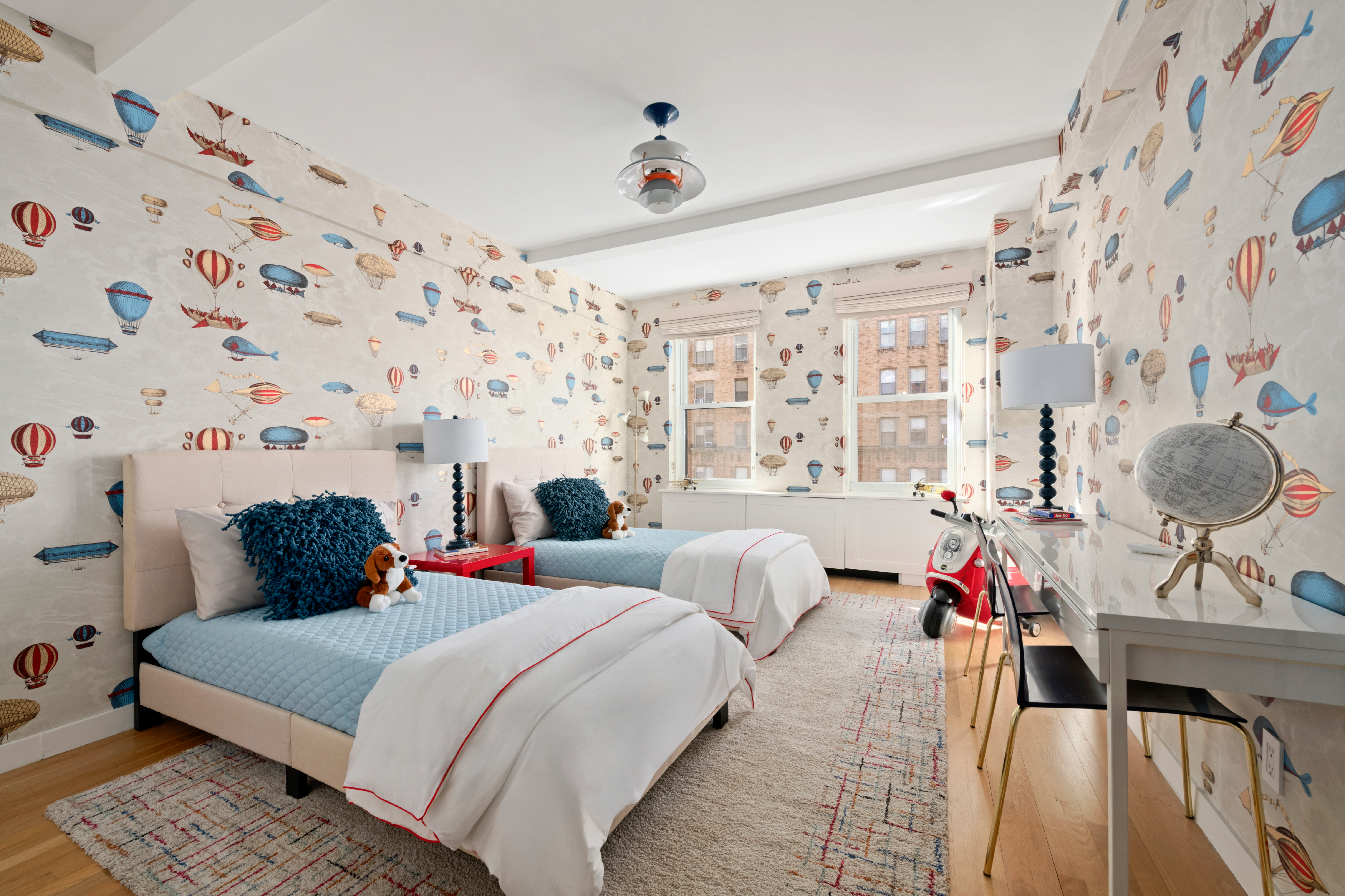 336 West End Avenue, Unit 7CD Manhattan, NY 10023 - Photo 7 of 16 a bedroom with furniture and a large window