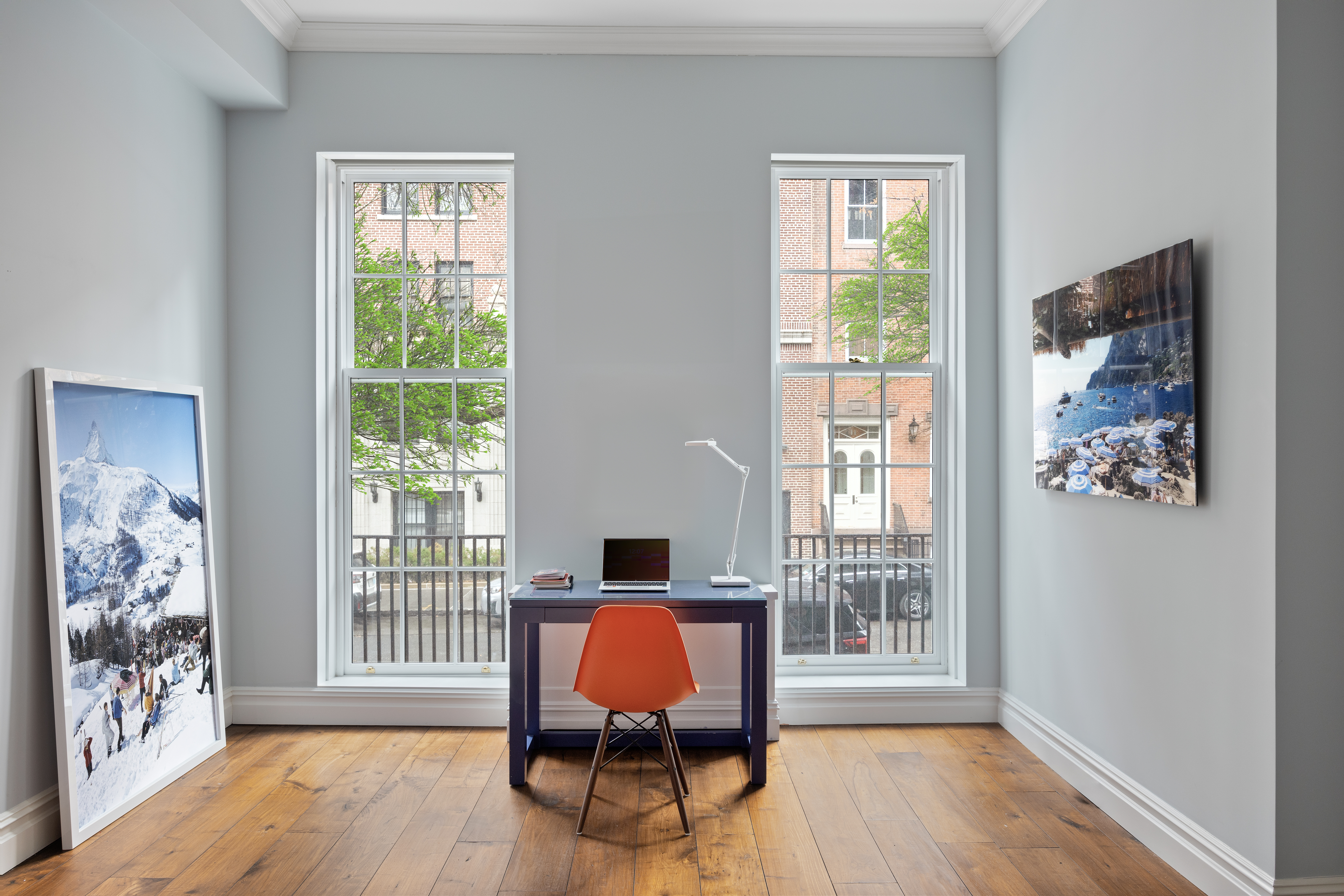 14 West 11th Street, Unit GARDEN Manhattan, NY 10011 - Photo 16 of 18 a living room with furniture and a window
