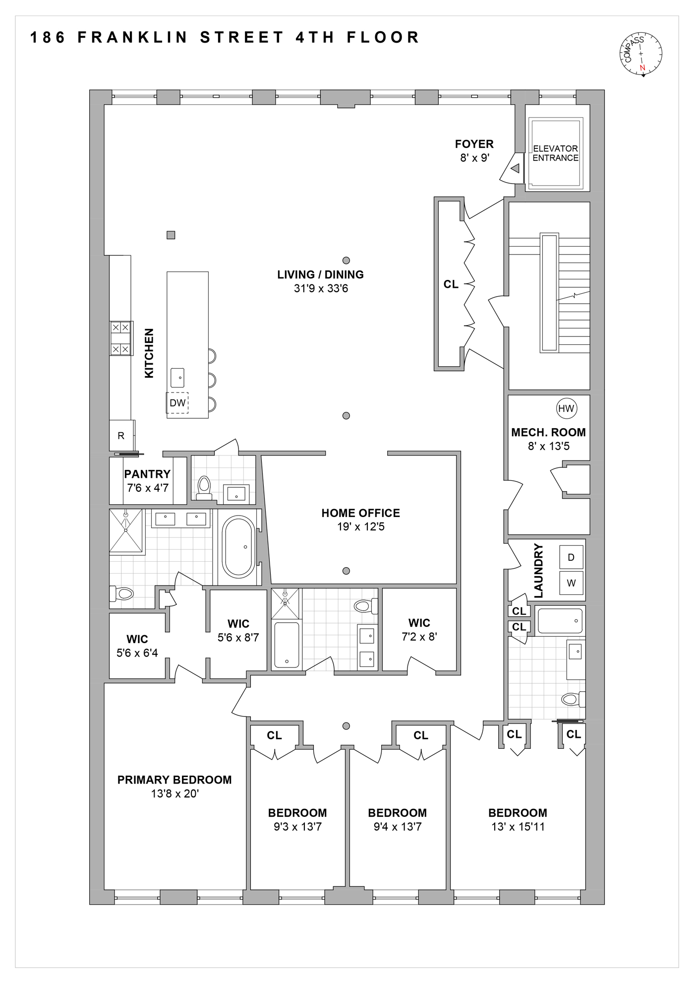 186 Franklin Street, Unit 4 Manhattan, NY 10013 - Photo 12 of 12