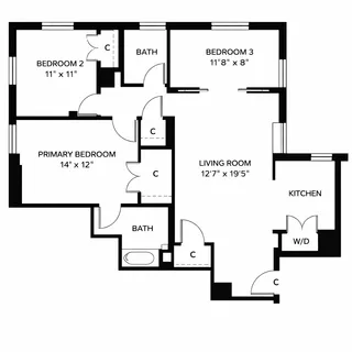 $1,595,000 | 299 Riverside Drive, Unit 2C | Upper West Side