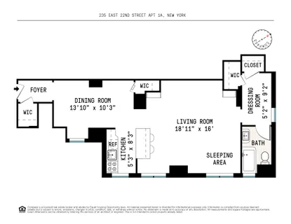 $515,000 | 235 East 22nd Street, Unit 1A | Gramercy