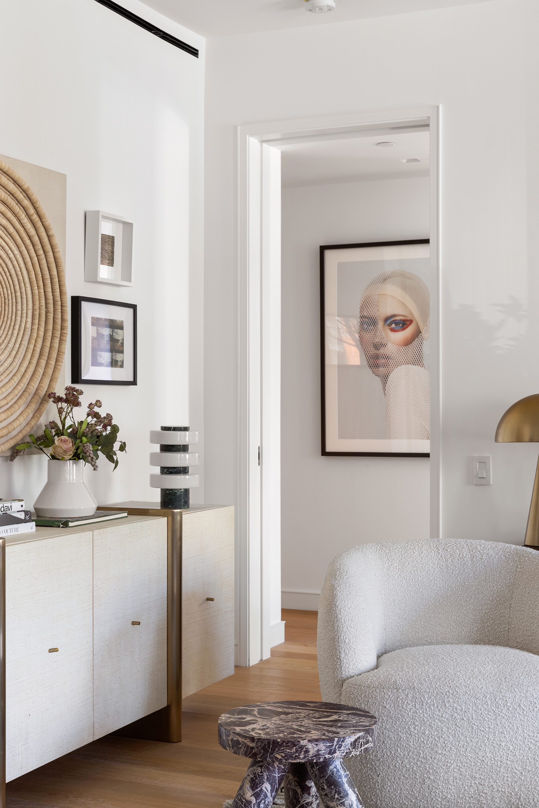 500 West 22nd Street, Unit 2A Manhattan, NY 10011 - Photo 7 of 19 a living room with furniture and wooden floor