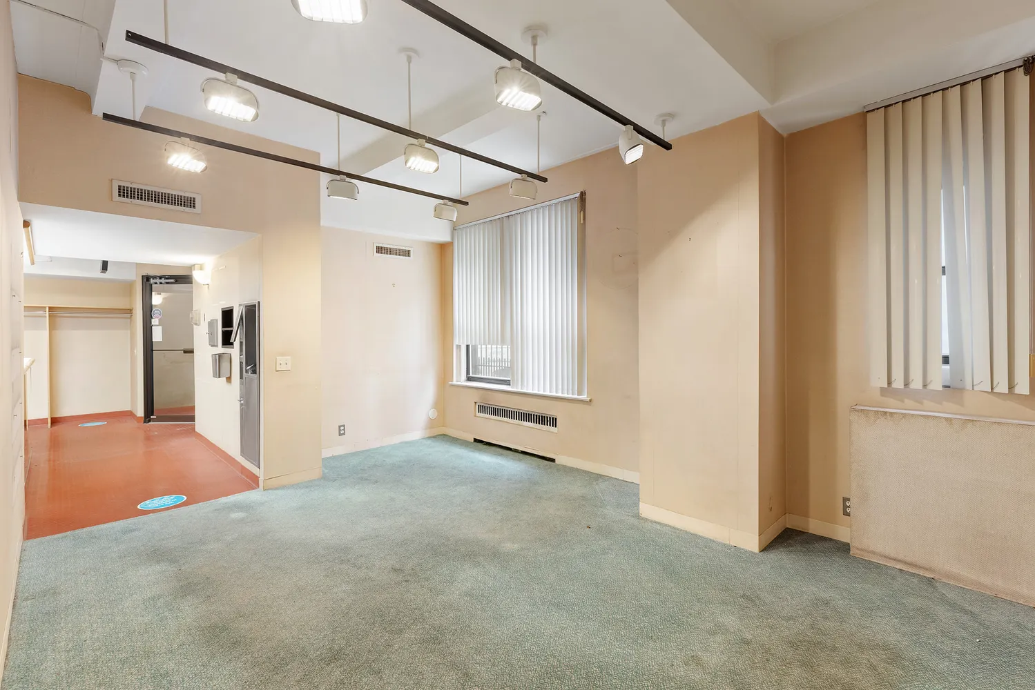 a view of empty room