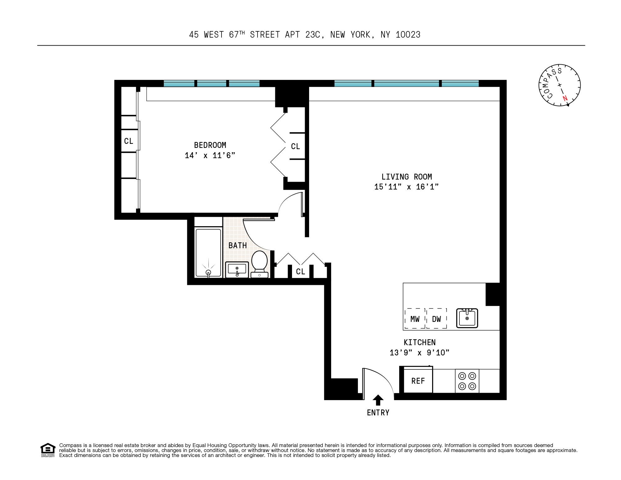 45 West 67th Street, Unit 23C Manhattan, NY 10023 - Photo 12 of 12