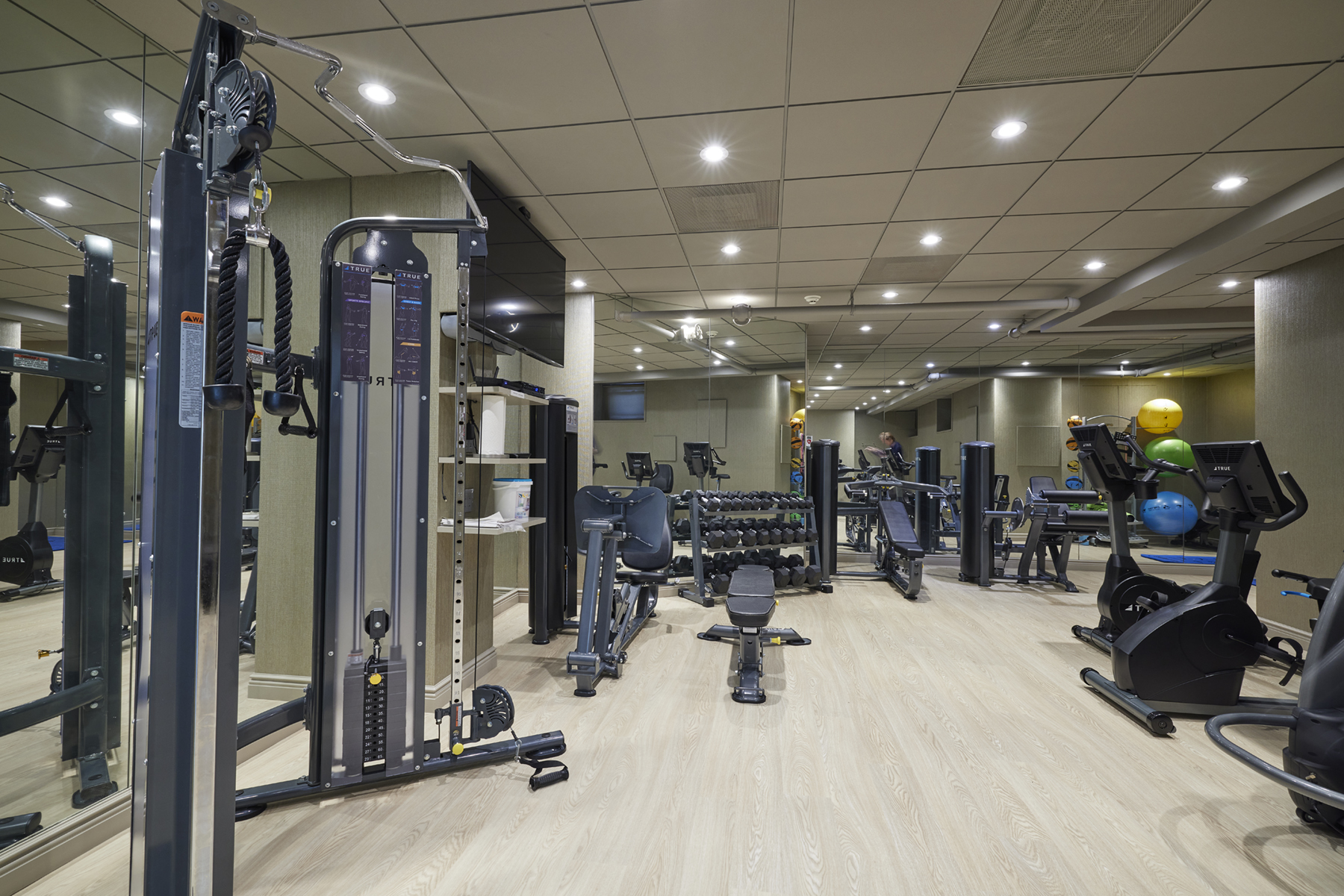 907 5th Avenue, Unit 4F Manhattan, NY 10021 - Photo 10 of 13 a view of a room with gym equipment