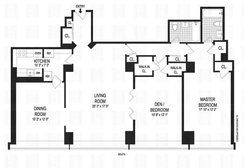 $1,550,000 | 860 United Nations Plaza, Unit 16G | Midtown East