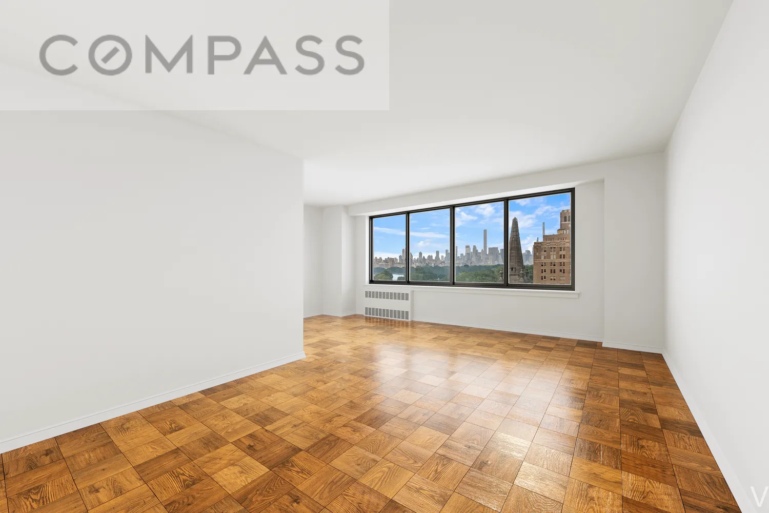 a view of an empty room