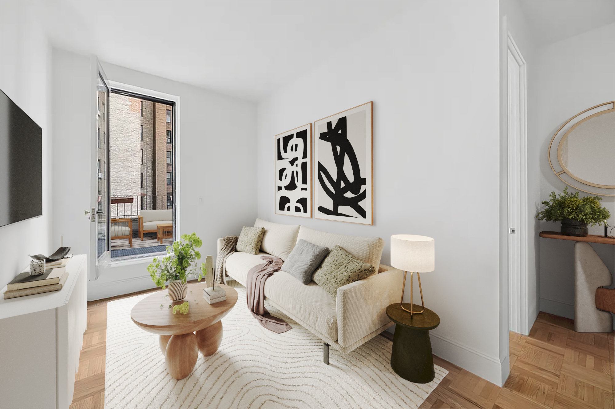 132 West 80th Street, Unit 4R Manhattan, NY 10024 - Photo 1 of 6 a living room with furniture