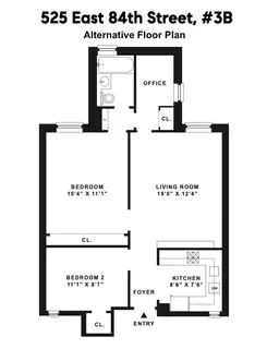 $590,000 | 525 East 84th Street, Unit 3B | Upper East Side