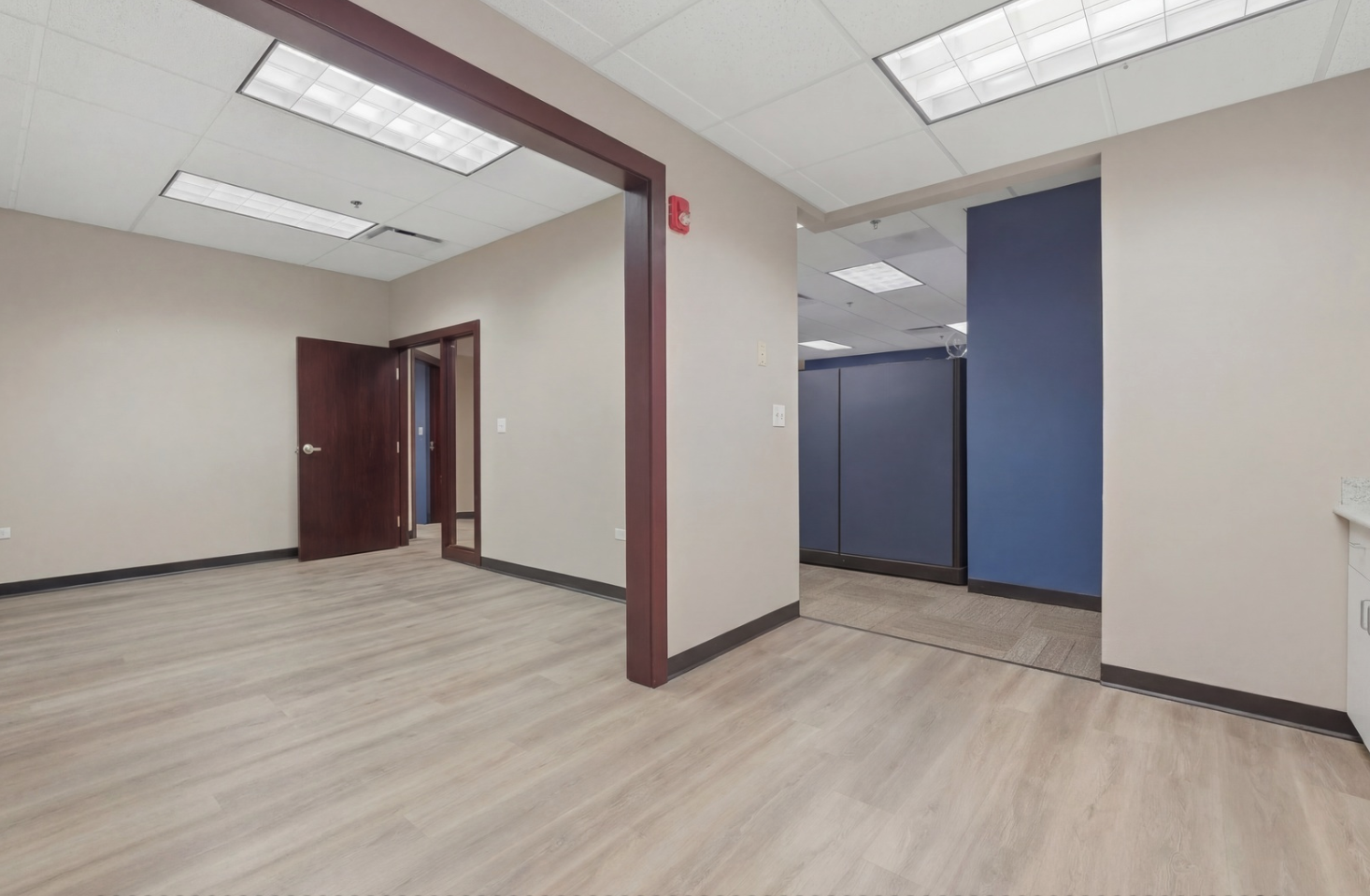 6475 Washington Street Gurnee, IL 60031 - Photo 43 of 45 a view of an empty room with wooden floor and closet
