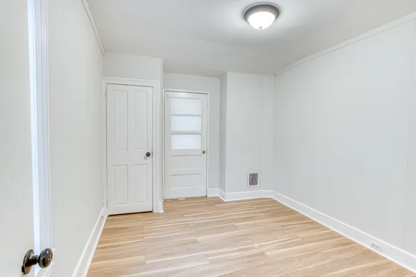 a view of empty room