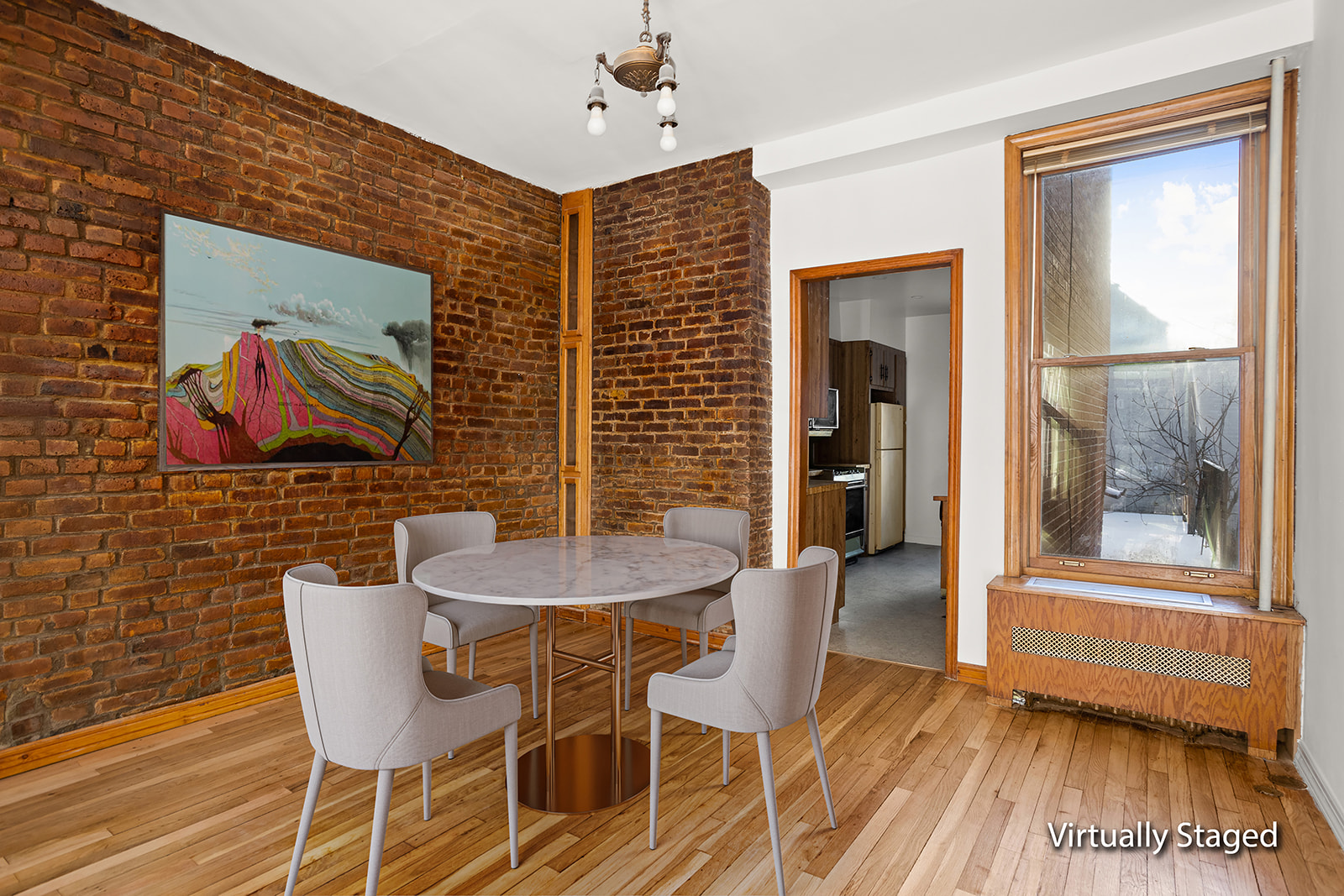 1682 8th Avenue Brooklyn, NY 11215 - Photo 6 of 16 a dining room with furniture and window