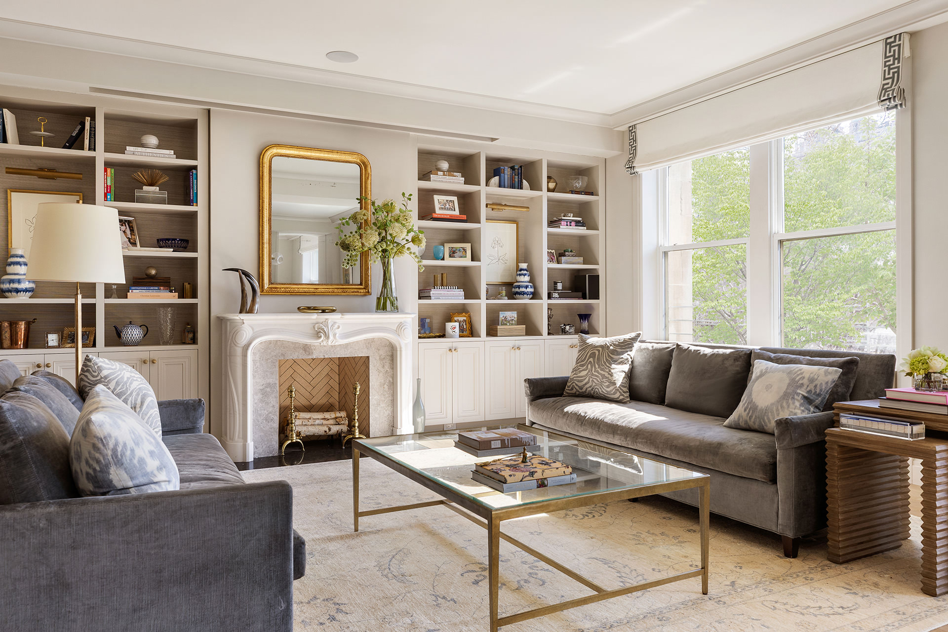 100 West 80th Street, Unit 5B Manhattan, NY 10024 - Photo 3 of 19 a living room with furniture and a large window