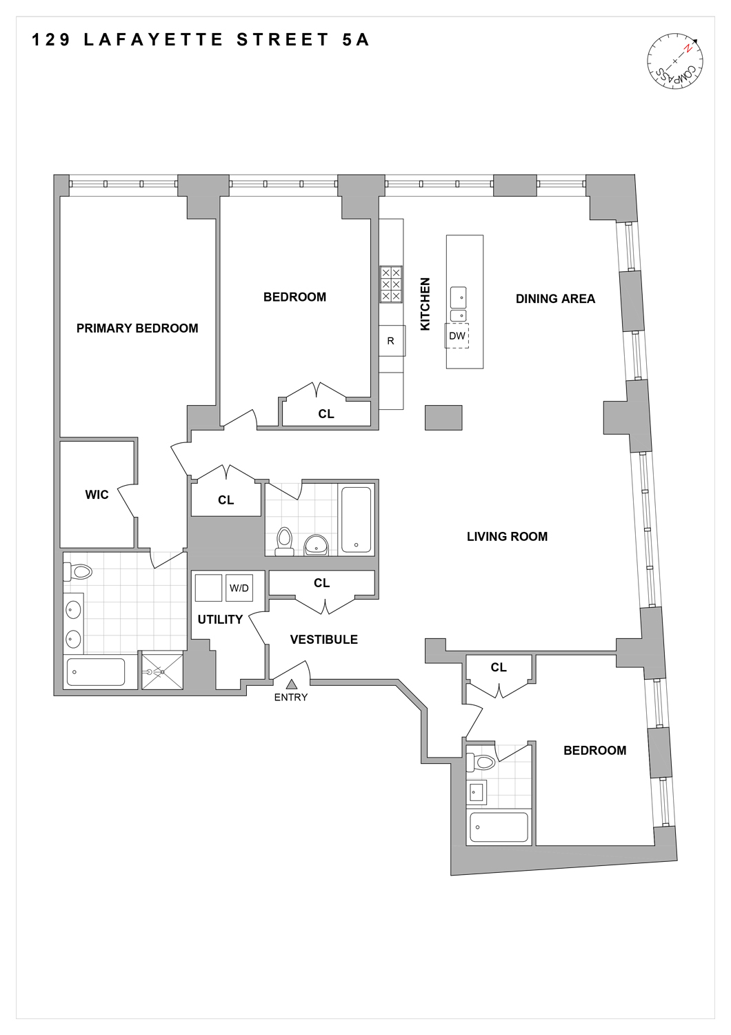 129 Lafayette Street, Unit 5A Manhattan, NY 10013 - Photo 14 of 14