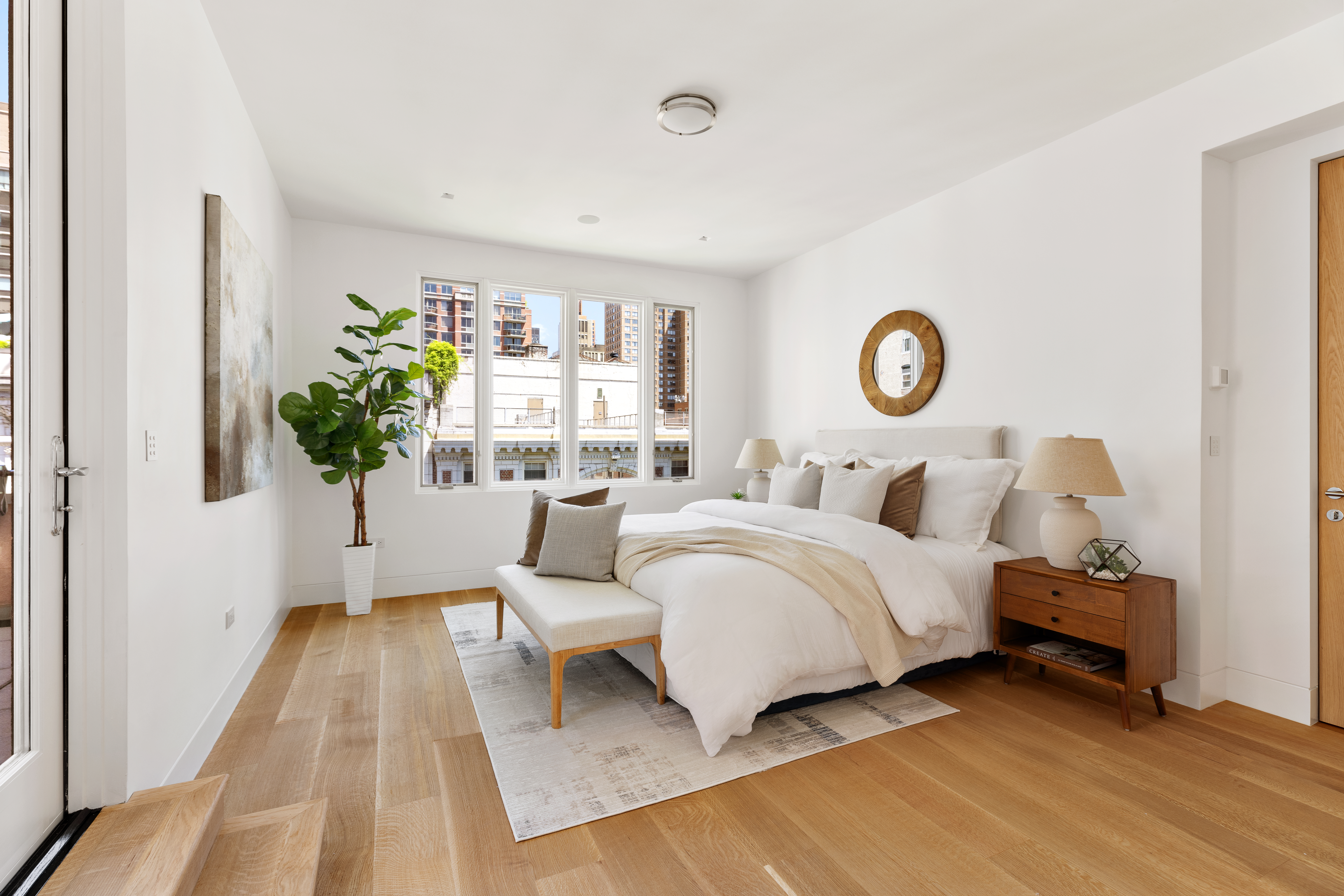 120 East 29th Street, Unit PHB Manhattan, NY 10016 - Photo 6 of 10 a bedroom with bed and a window