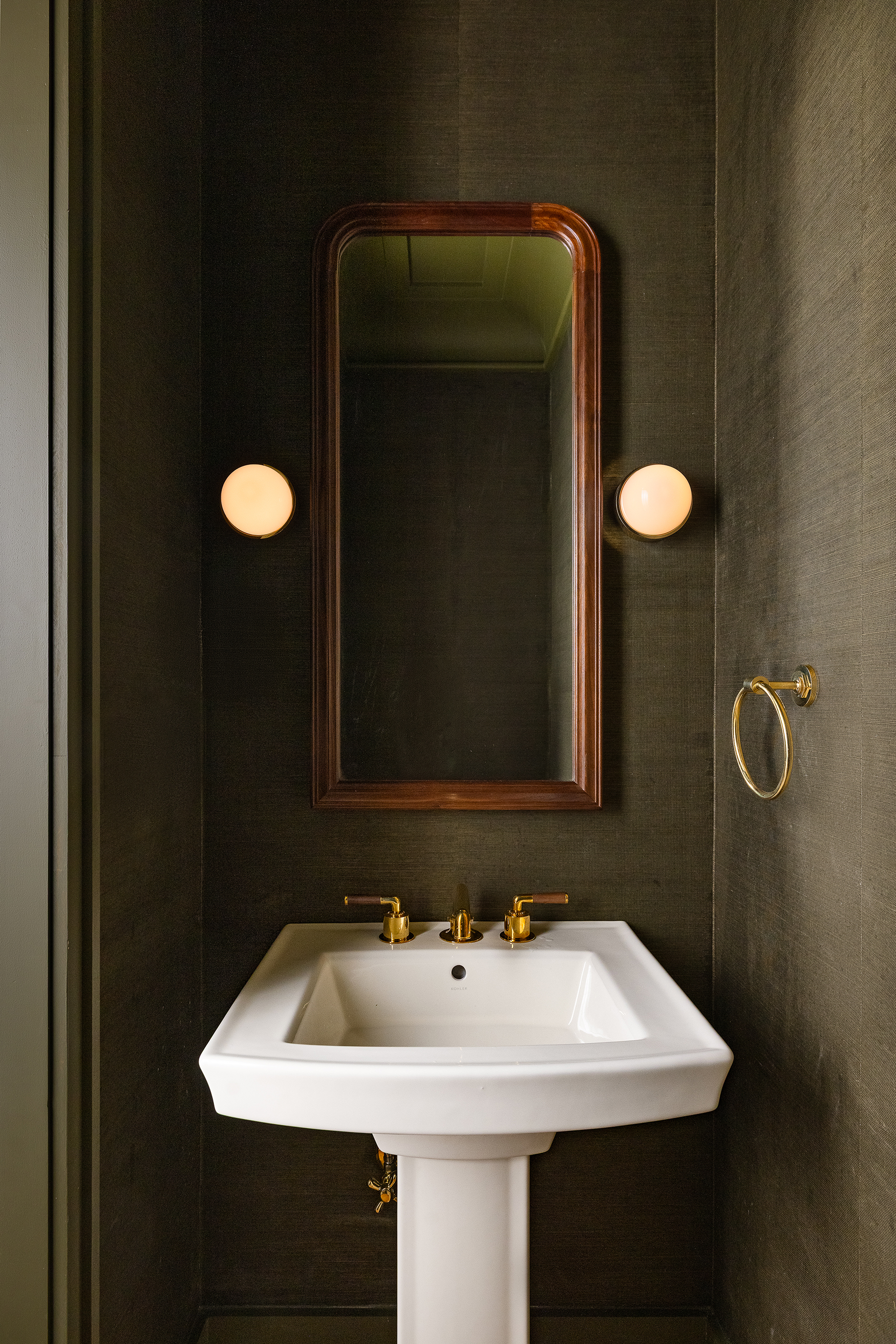 487 Henry Street Brooklyn, NY 11231 - Photo 32 of 37 a bathroom with a sink and a mirror