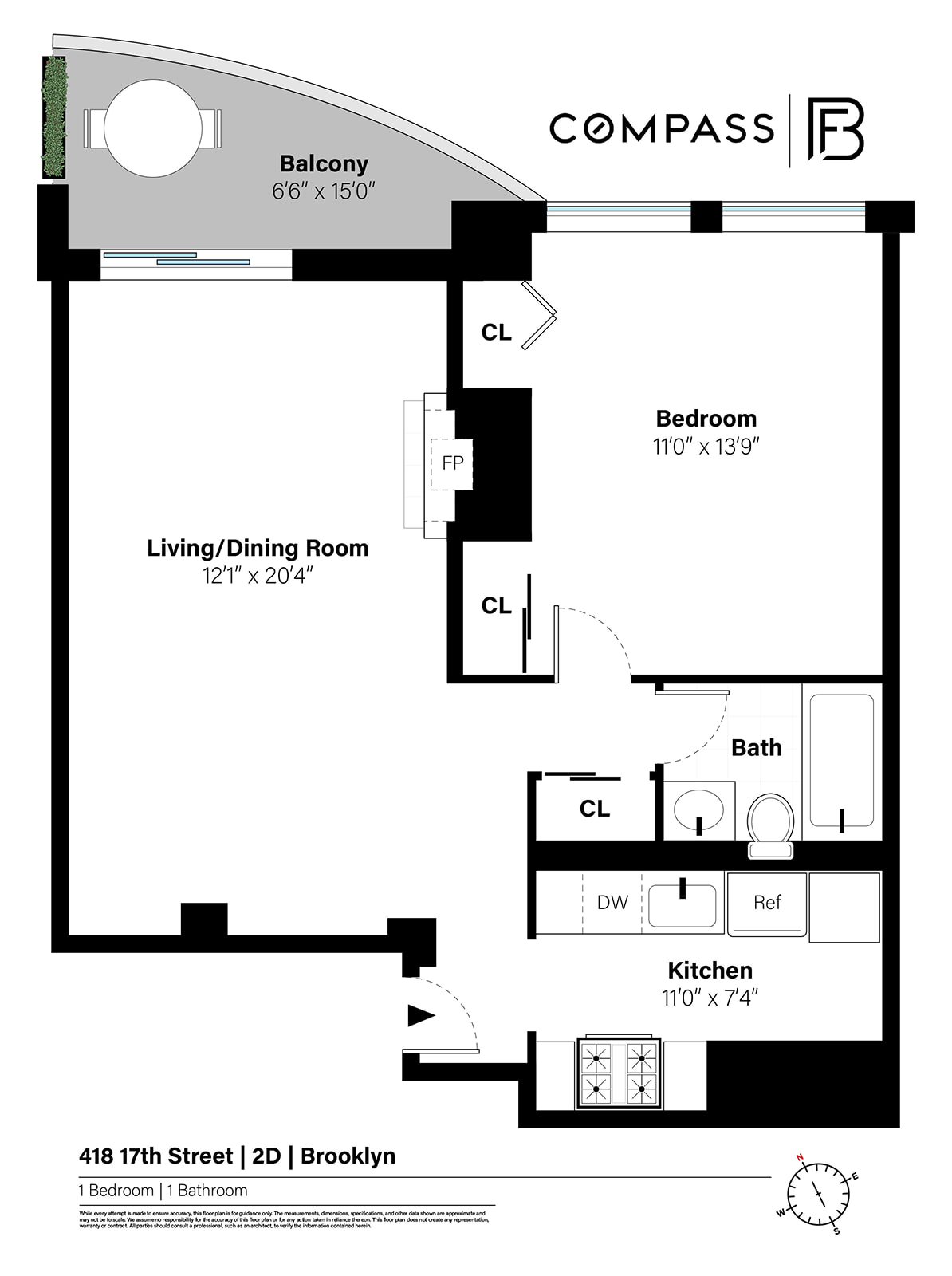 418 17th Street, Unit 2D Brooklyn, NY 11215 - Photo 7 of 7