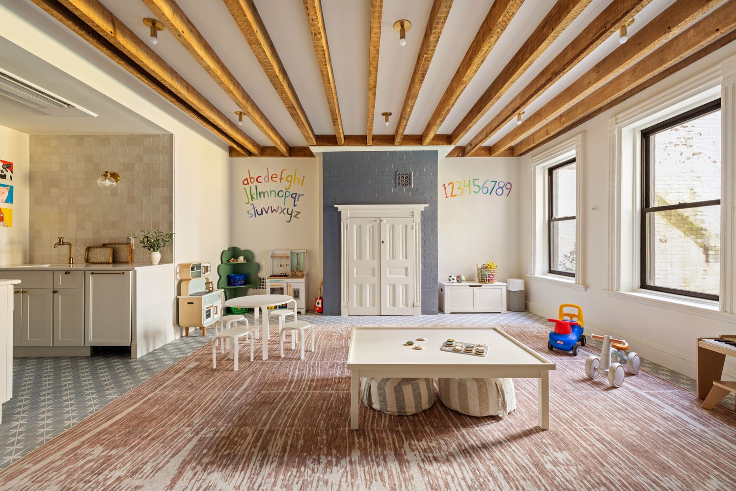 a view of a living room
