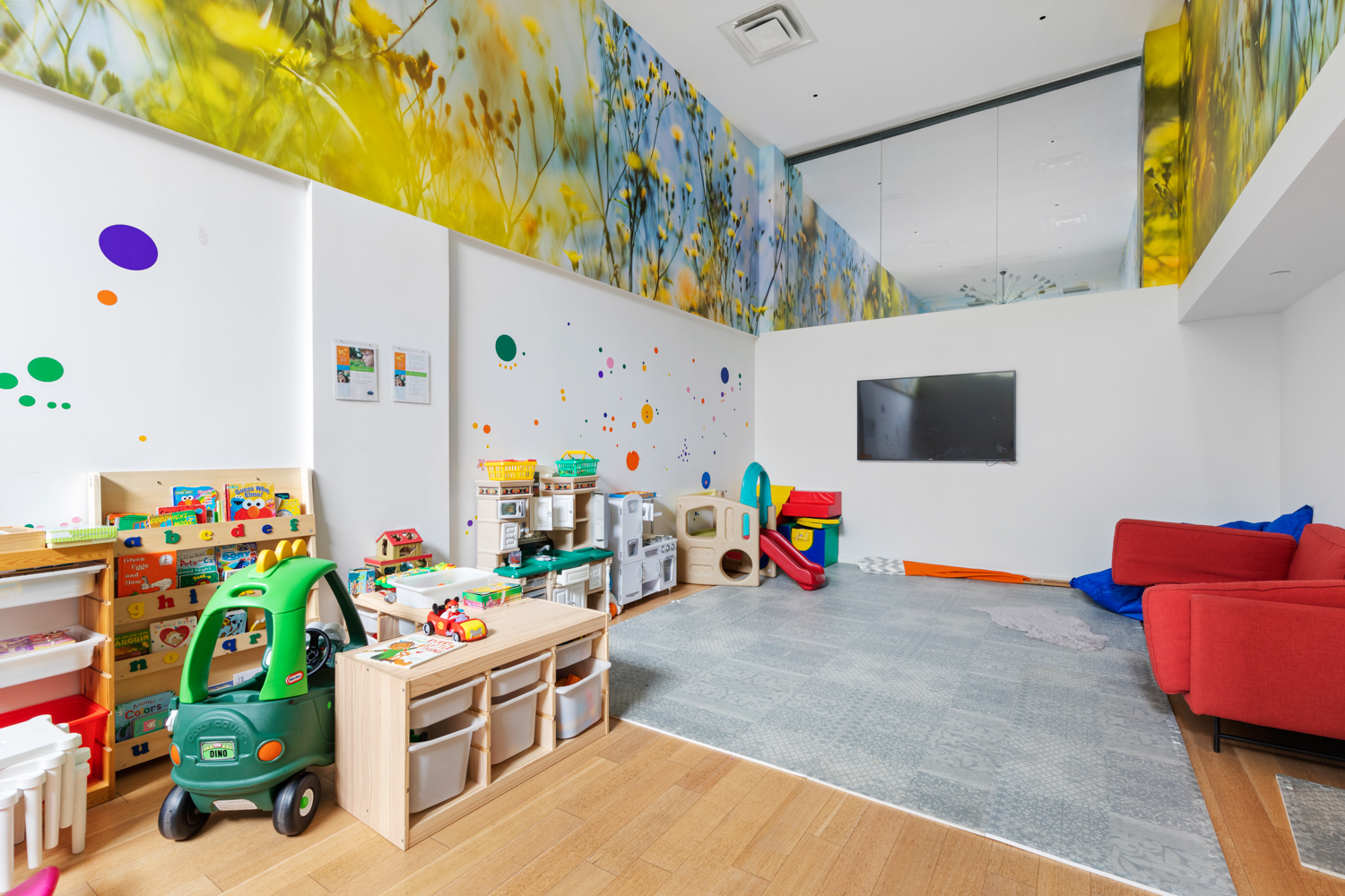 210 Pacific Street, Unit 6 Brooklyn, NY 11201 - Photo 19 of 20 a utility room with toys and flat screen tv