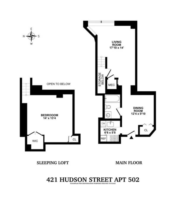 $8,500 | 421 Hudson Street, Unit 502 | West Village
