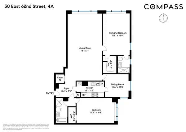 $3,150,000 | 30 East 62nd Street, Unit 4A | Lenox Hill