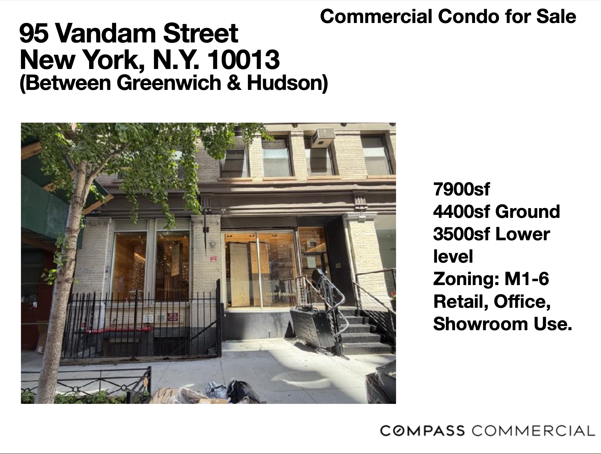 95 Vandam Street, Unit RETAIL Manhattan, NY 10013 - Photo 2 of 5 Gallery Image 2