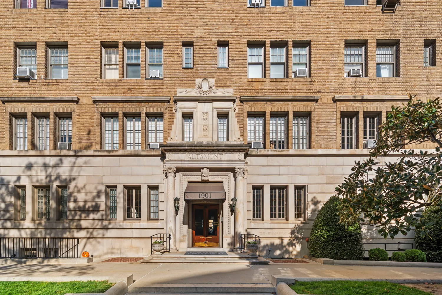 front view of a building