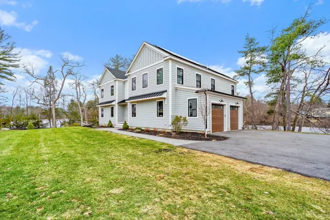a view of a house with a patio