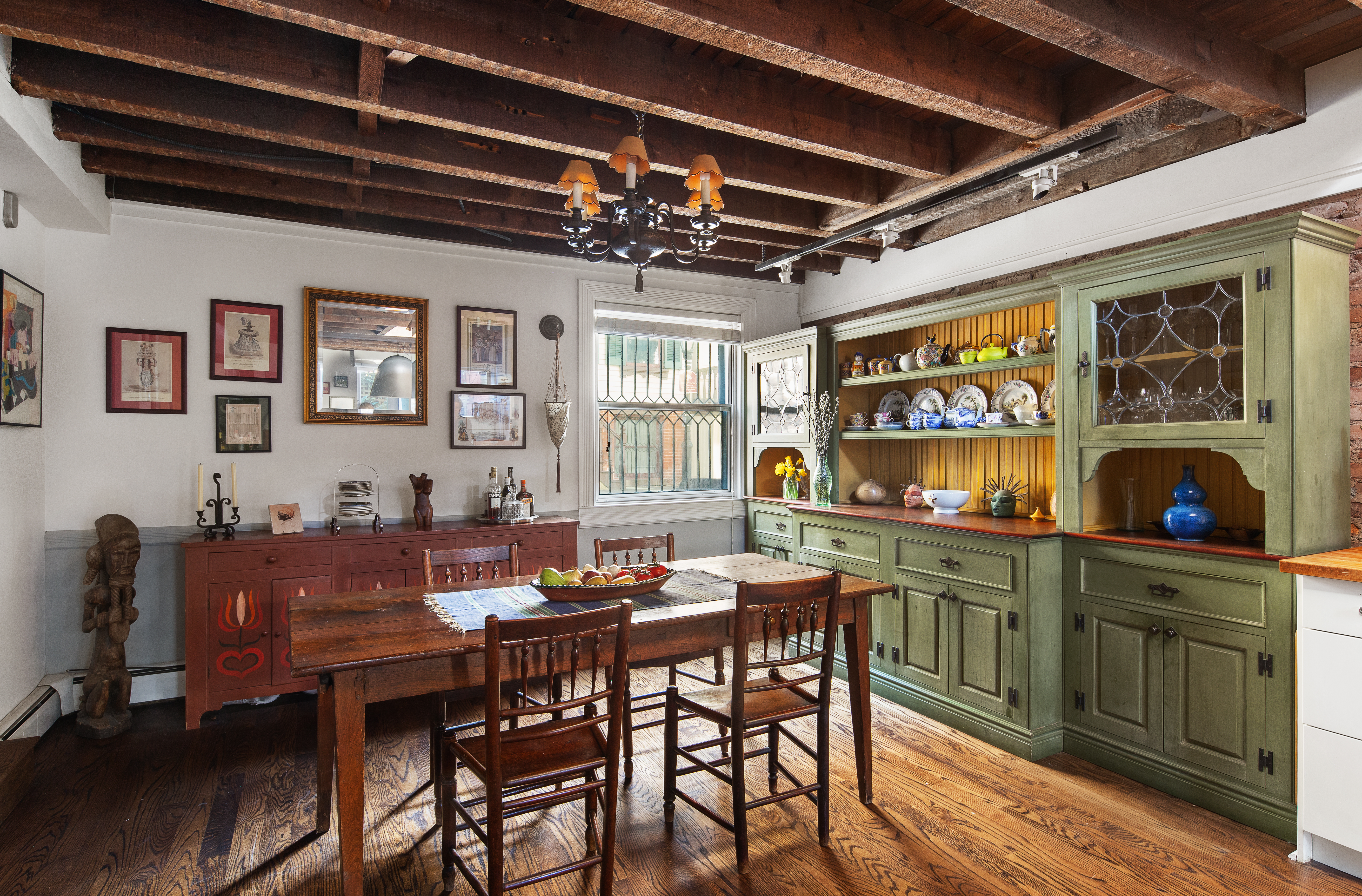 11 Sylvan Terrace Manhattan, NY 10032 - Photo 6 of 16 a view of a dining room with furniture and window