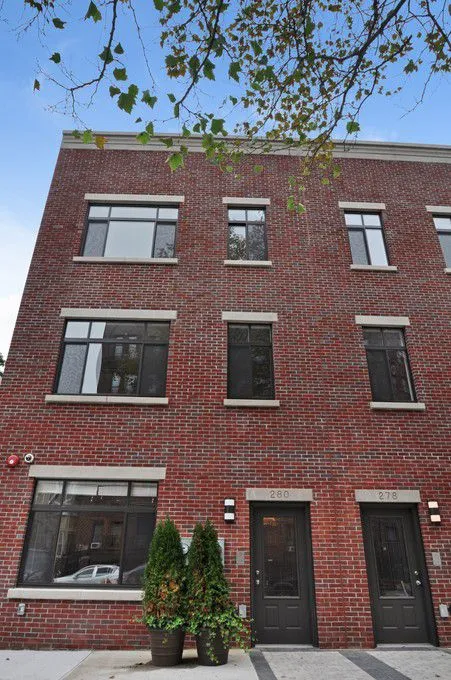 a building view with a outdoor space