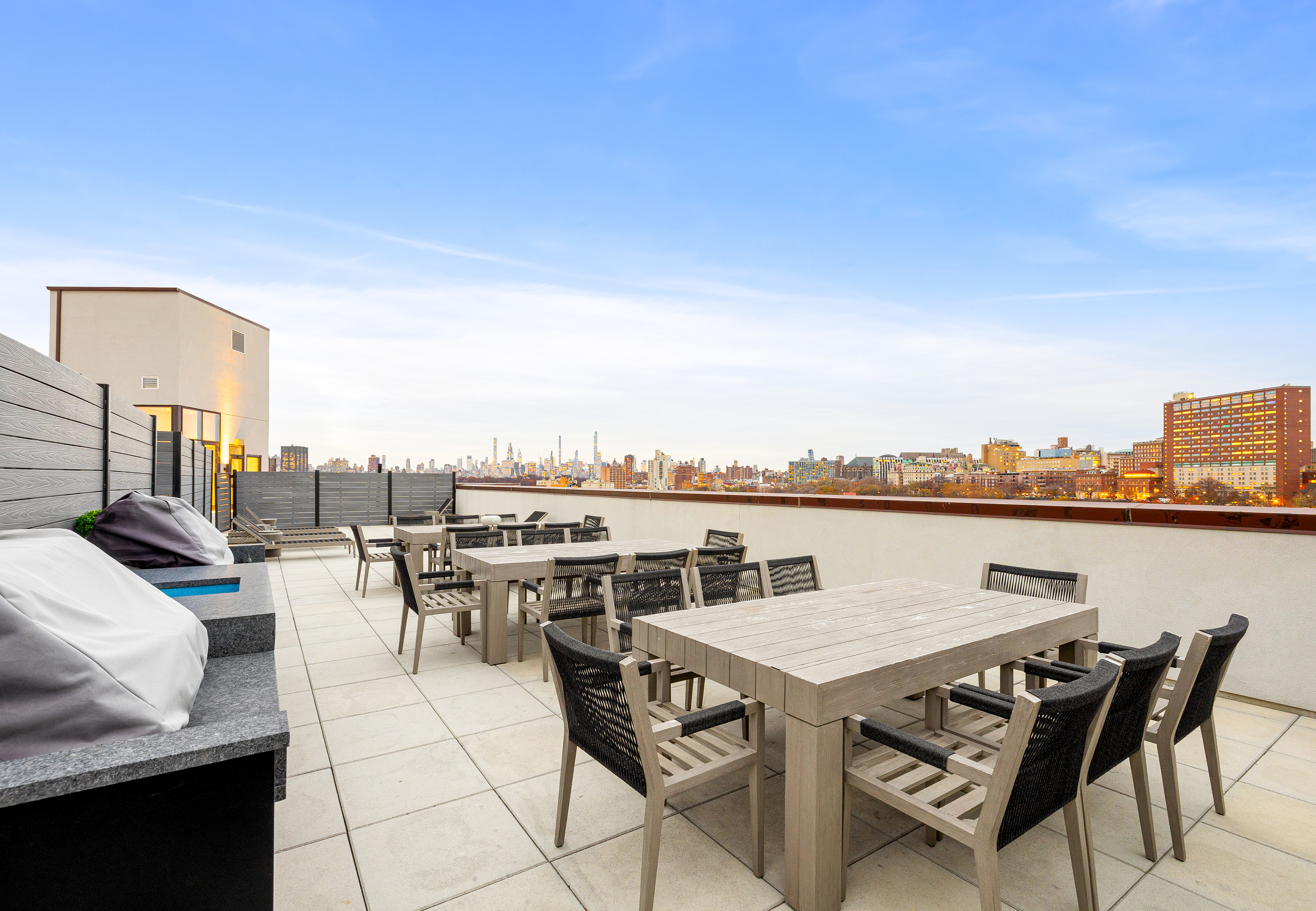 300 West 122nd Street, Unit 4F Manhattan, NY 10027 - Photo 27 of 32 a view of a terrace with furniture and a table