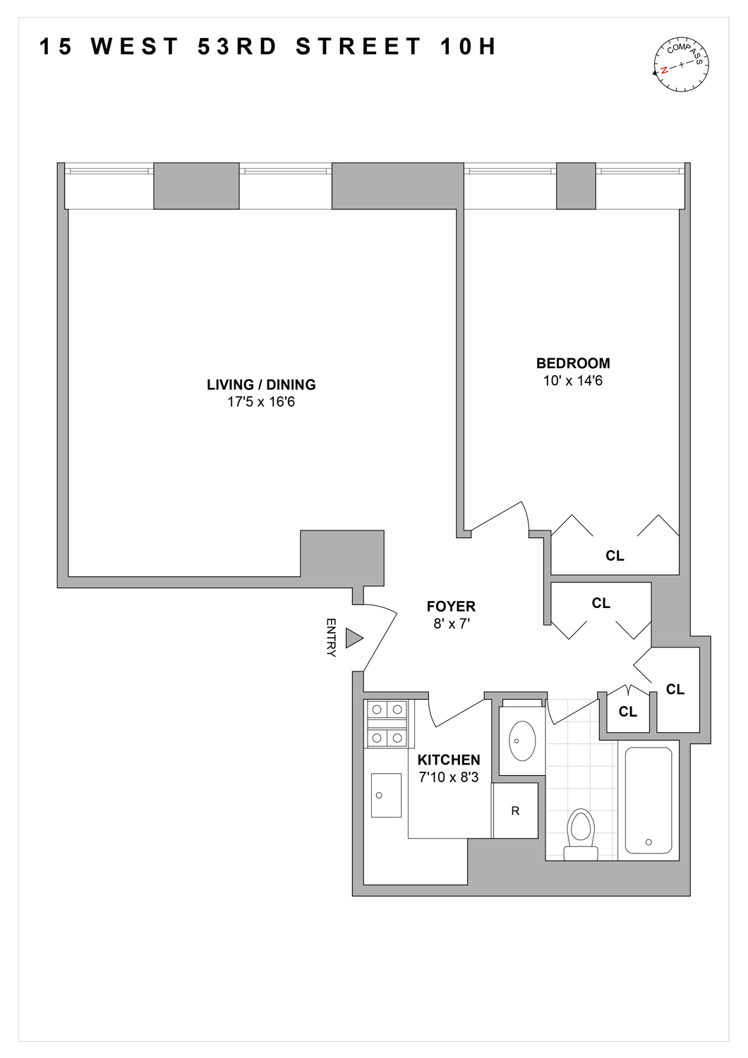 15 West 53rd Street, Unit 10H Manhattan, NY 10019 - Photo 11 of 11 unknown