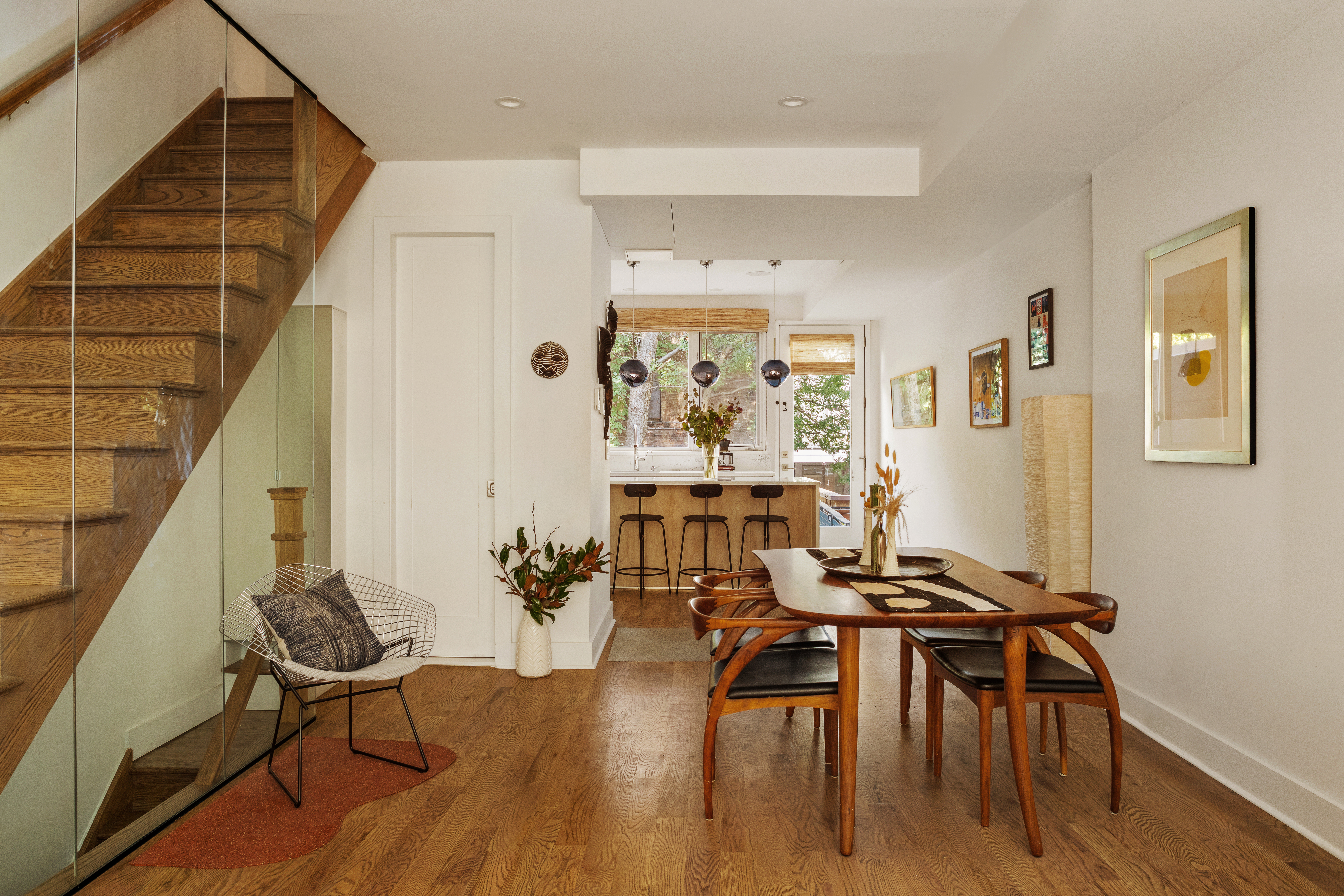 197 Madison Street Brooklyn, NY 11216 - Photo 4 of 19 a living room with furniture and wooden floor