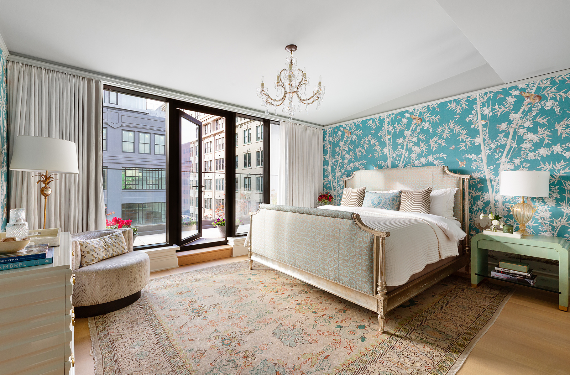 51 Jay Street, Unit PHB Brooklyn, NY 11201 - Photo 13 of 17 a bed room with a bed and a large window