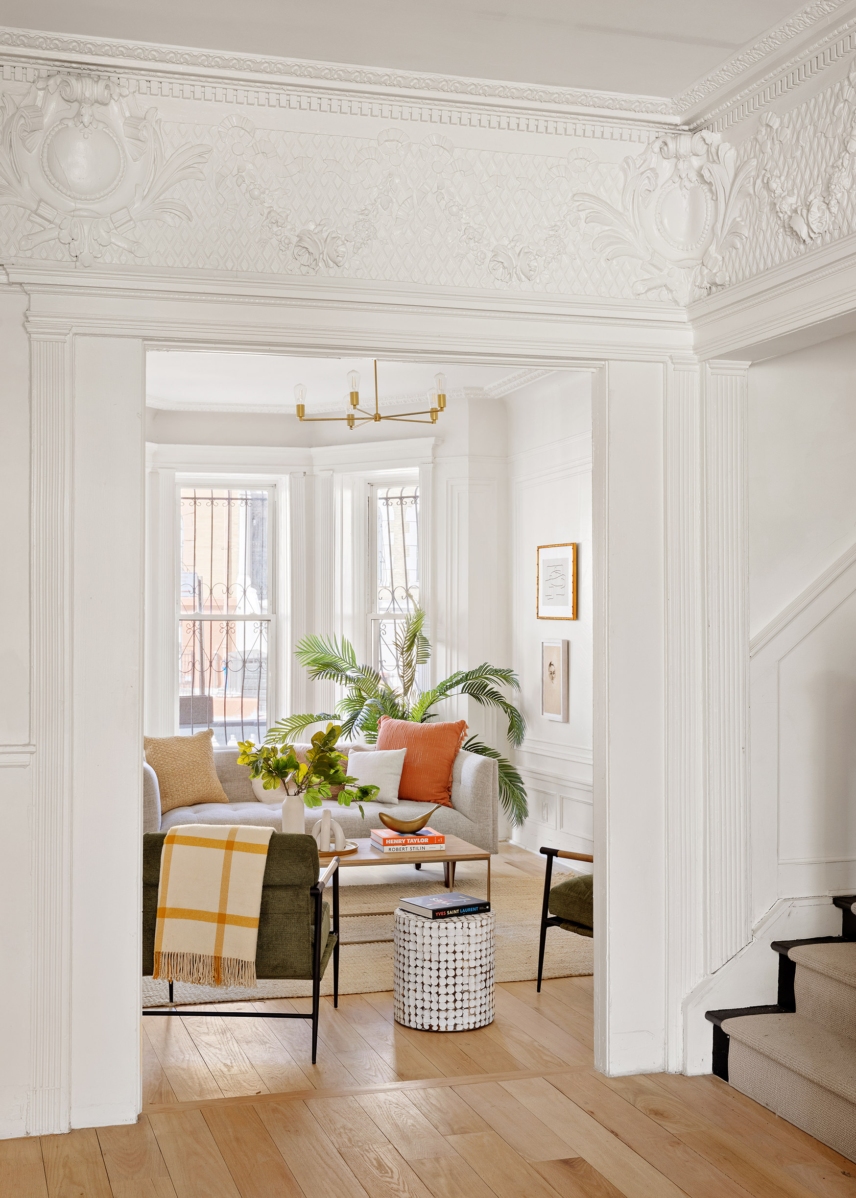 259 New York Avenue Brooklyn, NY 11216 - Photo 2 of 25 a living room with furniture and wooden floor
