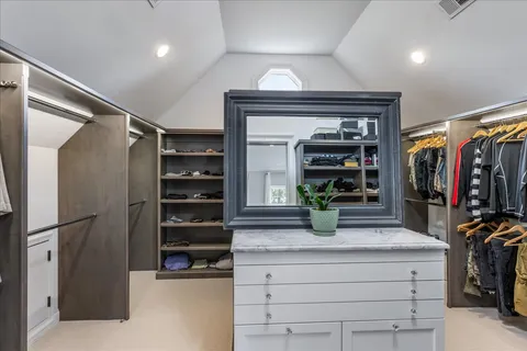 a utility room with cabinets