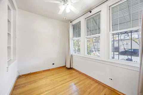 a view of empty room with a window