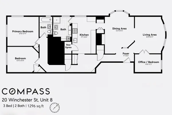 $5,500 | 20 Winchester Street, Unit 8, Brookline, MA 02446