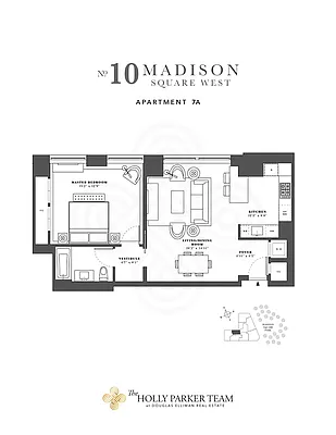 10 Madison Square West, Unit 7A Manhattan, NY 10010 - Photo 8 of 8 a picture of a floor plan