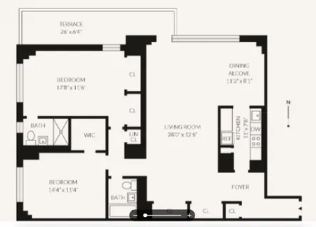 $1,775,000 | 180 West End Avenue, Unit 25M | Upper West Side