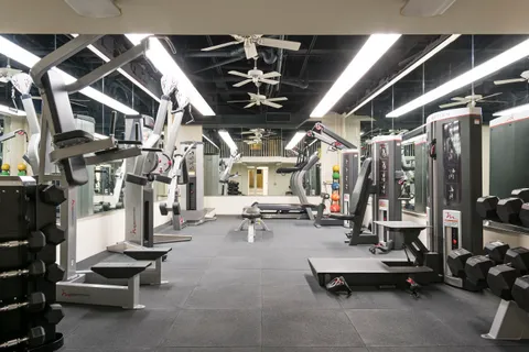 a view of gym