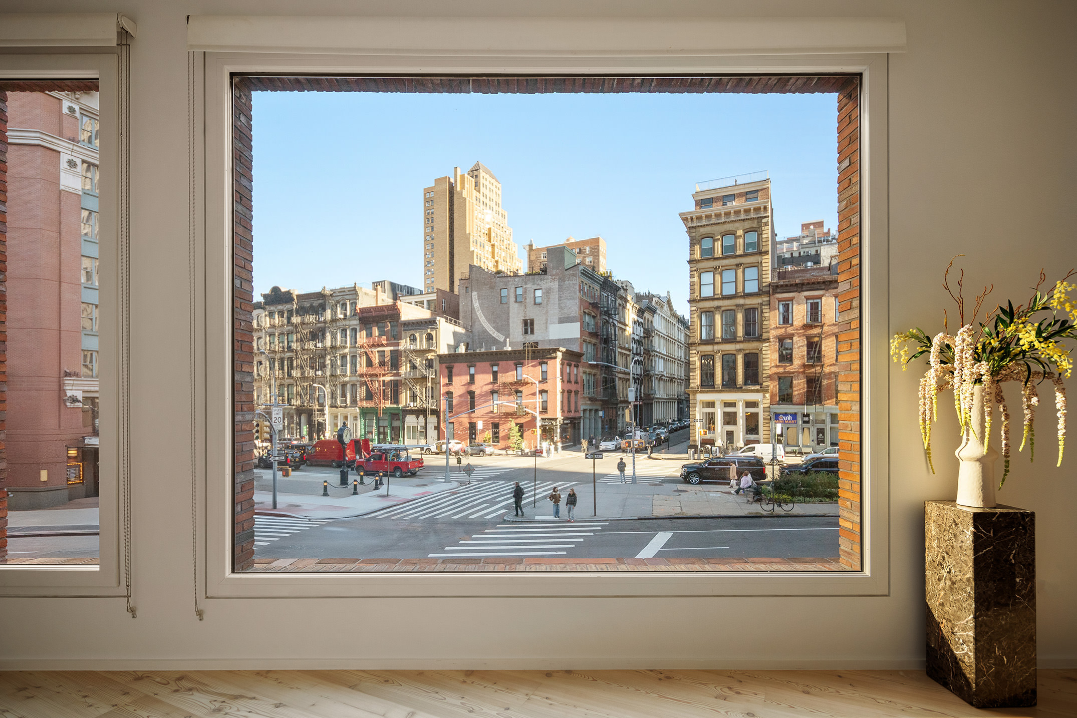 1 Avenue Of The Americas, Unit 2N Manhattan, NY 10013 - Photo 13 of 15 a view of a building from a window