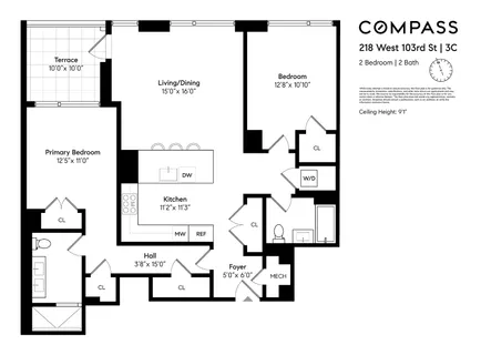 $2,250,000 | 218 West 103rd Street, Unit 3C | Upper West Side