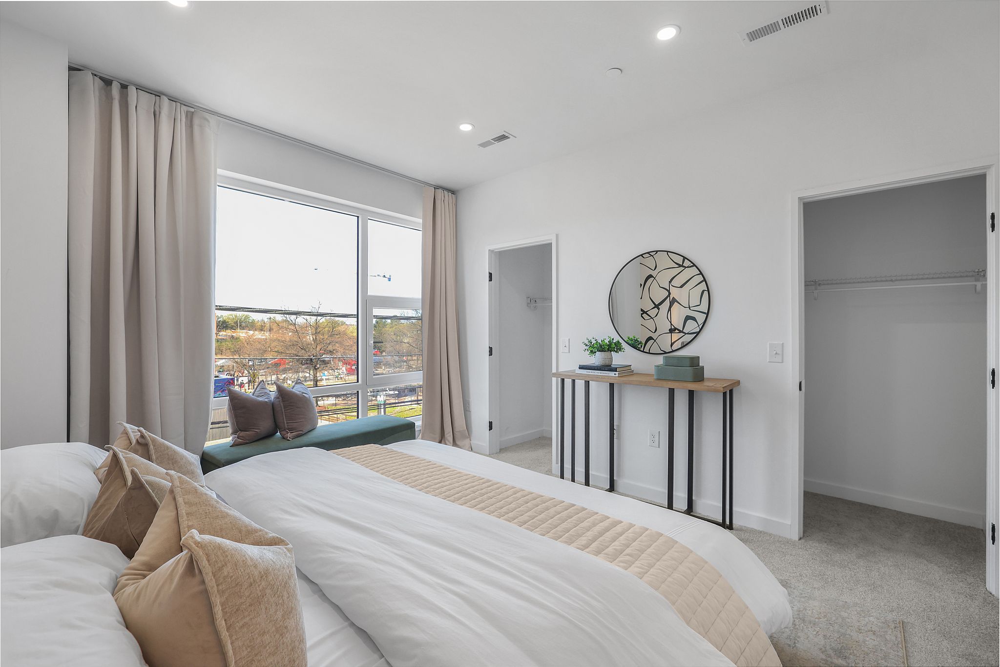 1036 Howard Road Southeast Washington, DC 20020 - Photo 33 of 41 a bedroom with a large bed and a large window