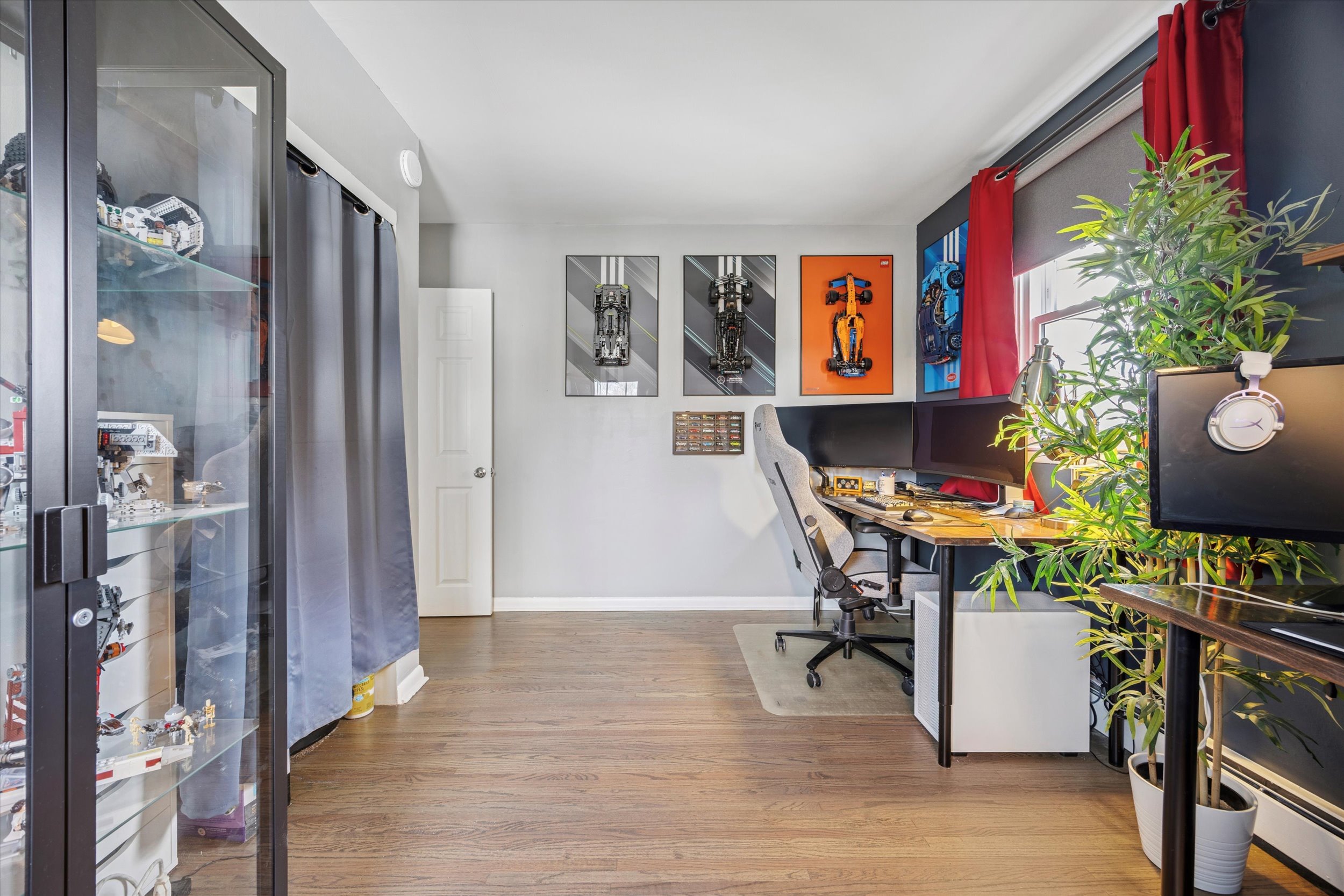 535 Bell Lane Ambler, PA 19002 - Photo 22 of 45 a view of a workspace with furniture and wooden floor